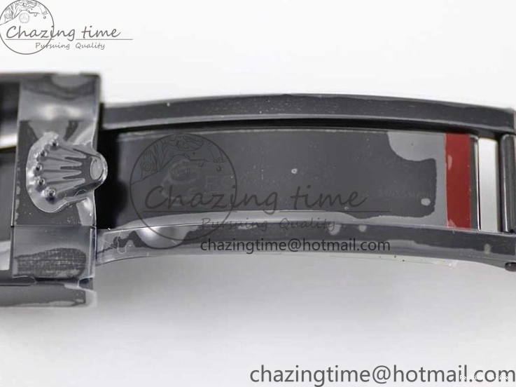 0223 Daytona All Black PVD TWF Best Edition Purple Diamonds Bezel Black Dial on PVD Bracelet SA Lightweight 2446